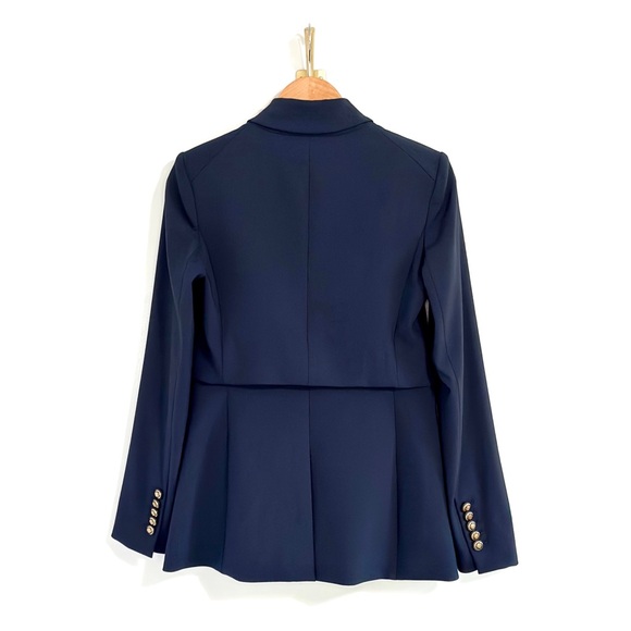 NWOT Veronica Beard Mori Dickey Blazer Navy Tailored Jacket Size 4 - Picture 6 of 8